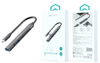 Lite1 Type-C to 2A+2C 4 In 1 HUB