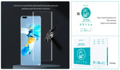 Ultra Intelligent UV Clear Protective Front Film (0.25mm)(20PCS)