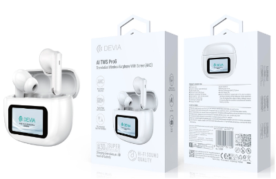 AI TWS Pro6 Translation Wireless Earphone With Screen(ANC)
