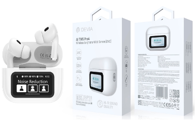 AI TWS Pro4 Translation Wireless Earphone With Screen(ANC)