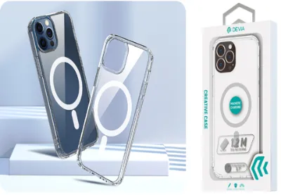 Pure Clear Magnetic Shockproof Case