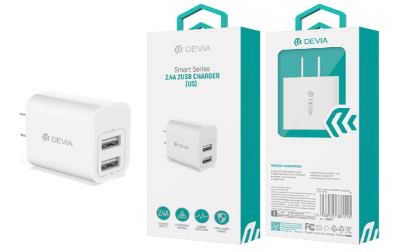 Smart Series 2.4A 2USB Charger(US)