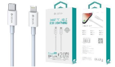 Smart Series PD Cable For Lightning (PD 20W 3A 1M)