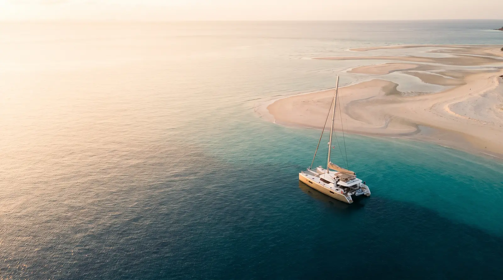 Catamaran near Whitehaven Beach