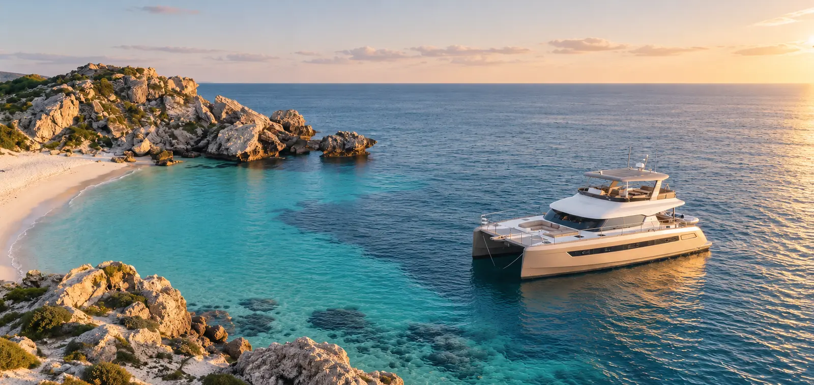 Golden Hour Catamaran Cove