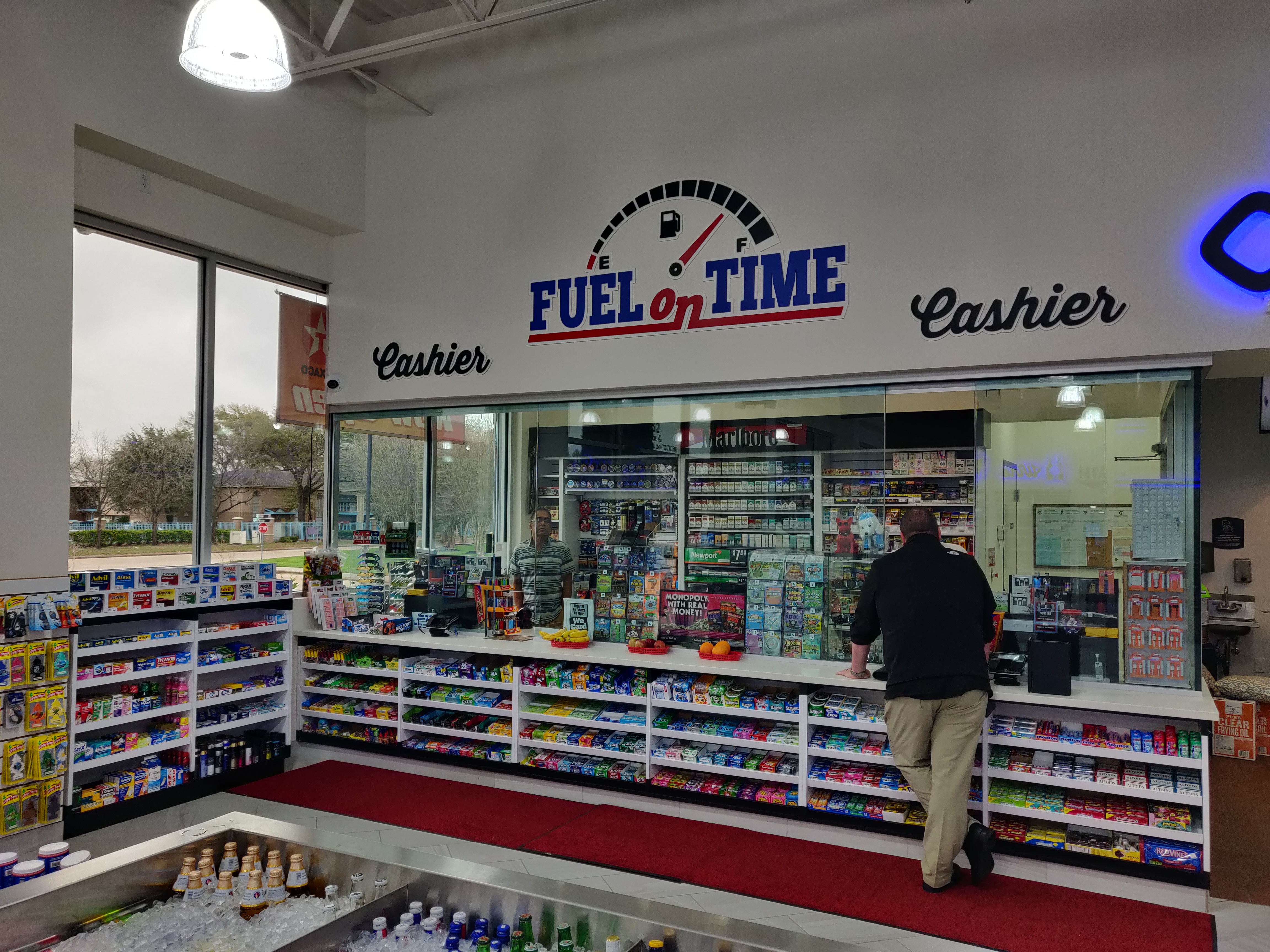 Convenience store interior