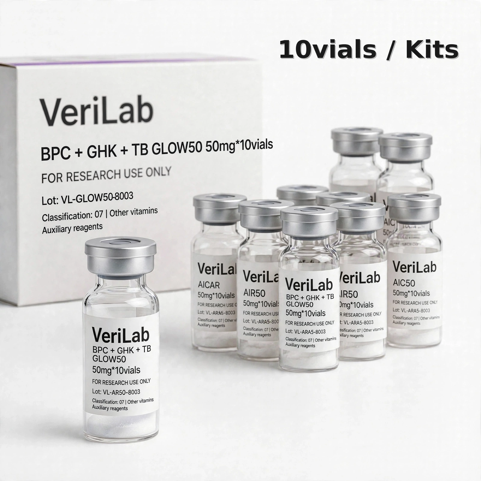 BPC + GHK 50mg + TB 10vials