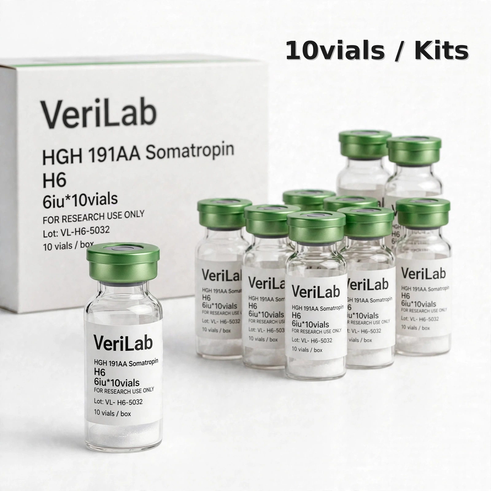 HGH 191AA (Somatropin) 10vials