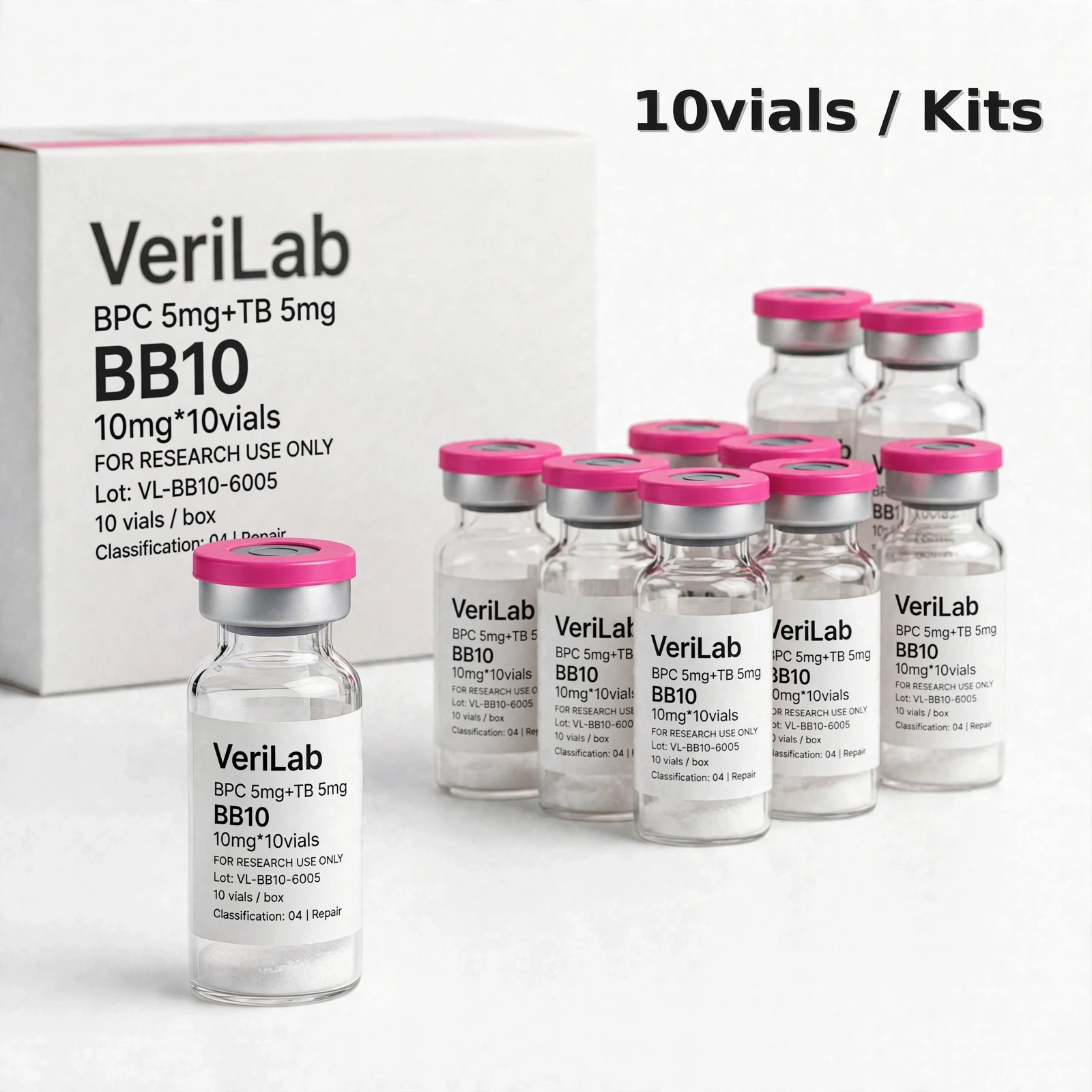 BPC 5mg+TB 5mg 10vials
