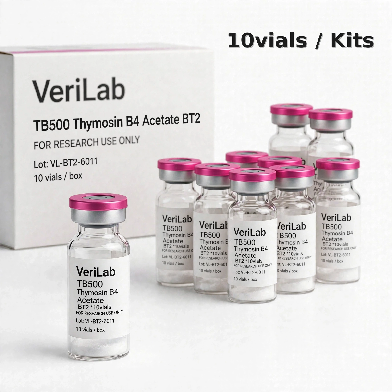 TB500(Thymosin B4 Acetate) 10vials