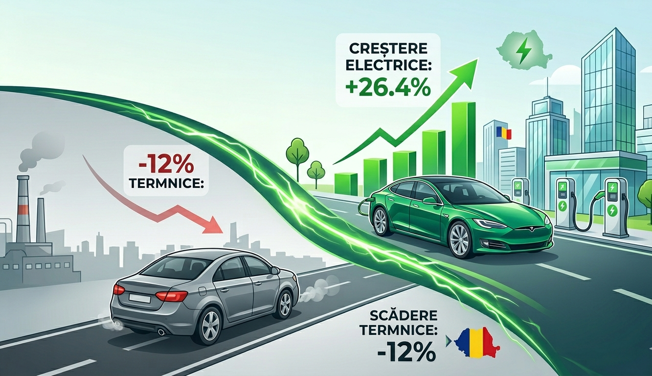Revoluție silențioasă pe șosele: Mașinile electrice cuceresc piața auto, în timp ce consumul de carburant intră în declin