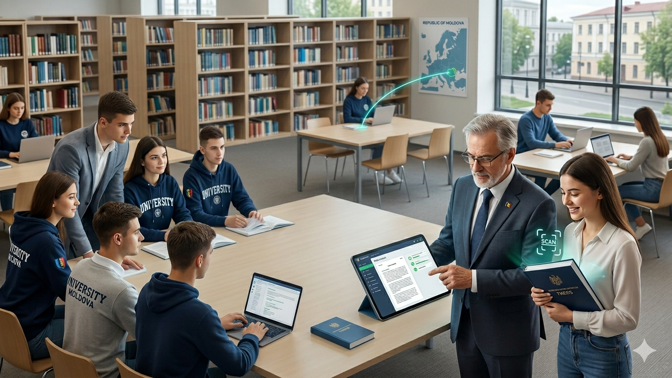 Revoluție academică în Moldova: Un sistem digital riguros va detecta automat orice tentativă de plagiat