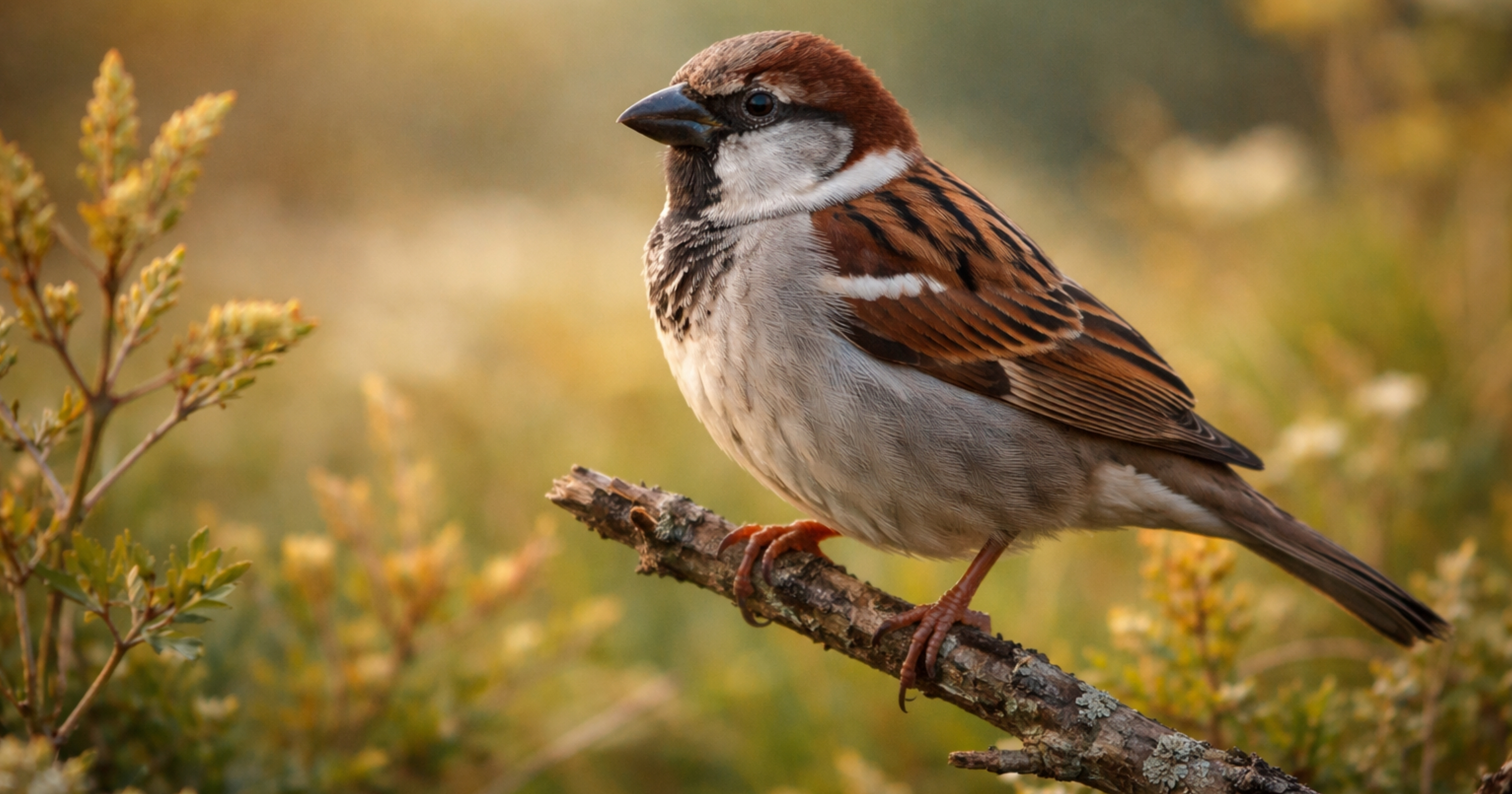 House sparrow (Passer domesticus) — identification reference; common in roof gaps and vents in South Africa