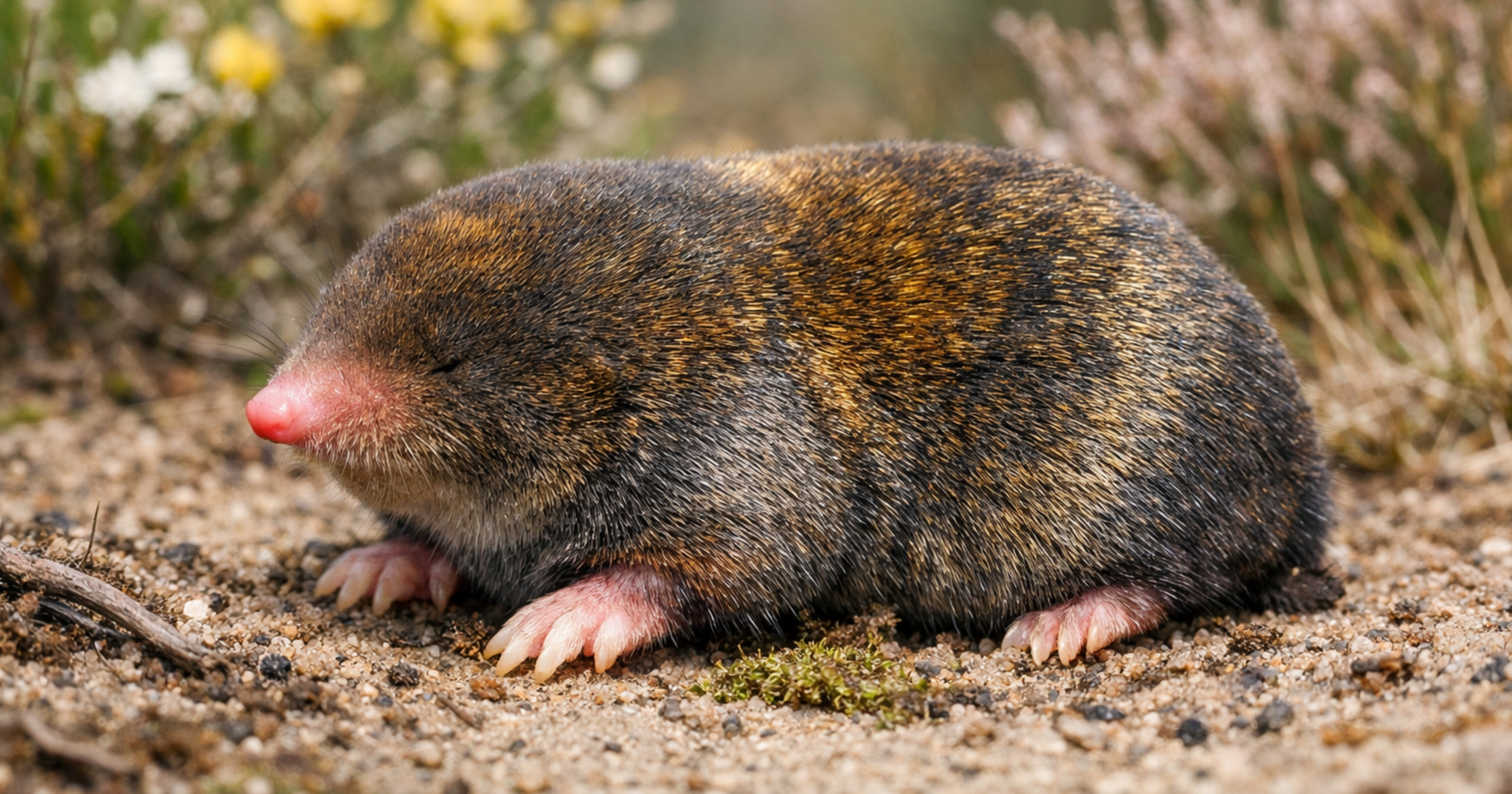 Fynbos golden mole (Amblysomus corriae) — identification reference