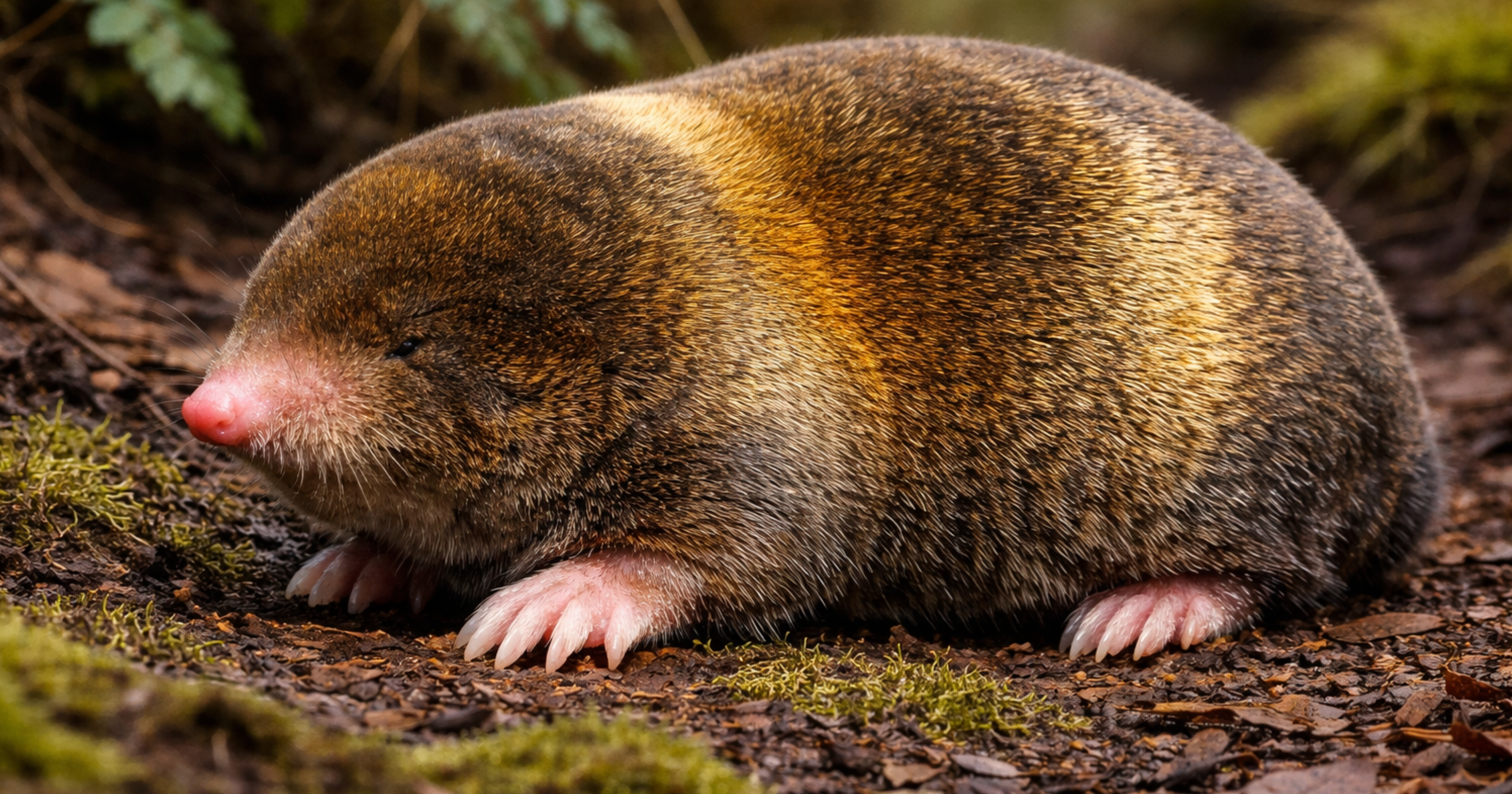 Giant golden mole (Chrysospalax trevelyani) — identification reference