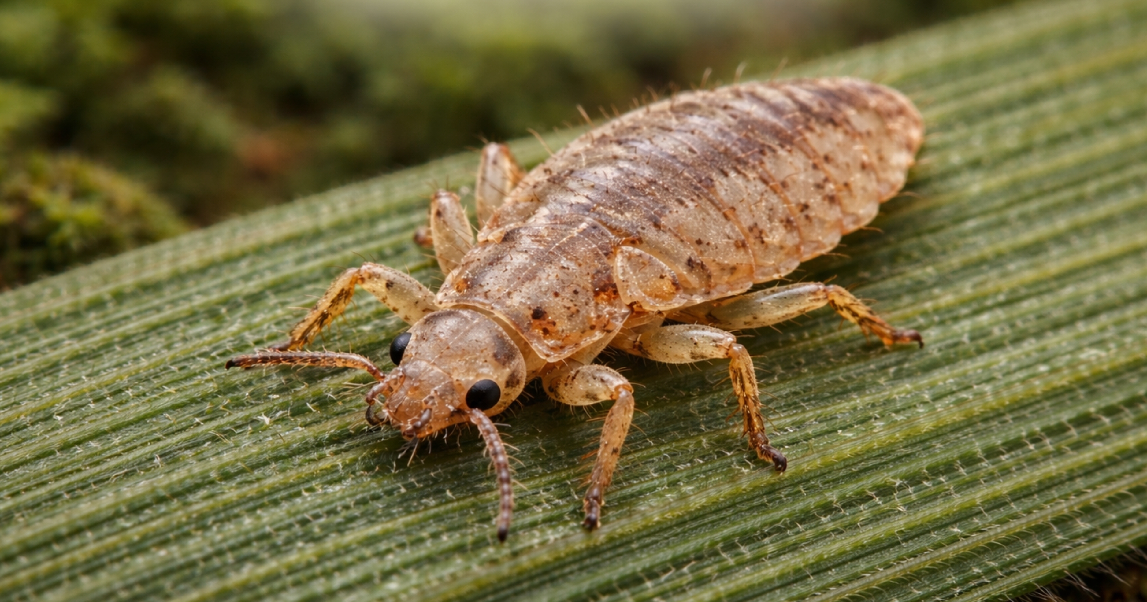 Bird-associated louse or mite — premises identification after nesting birds; Verminator treats buildings, not people
