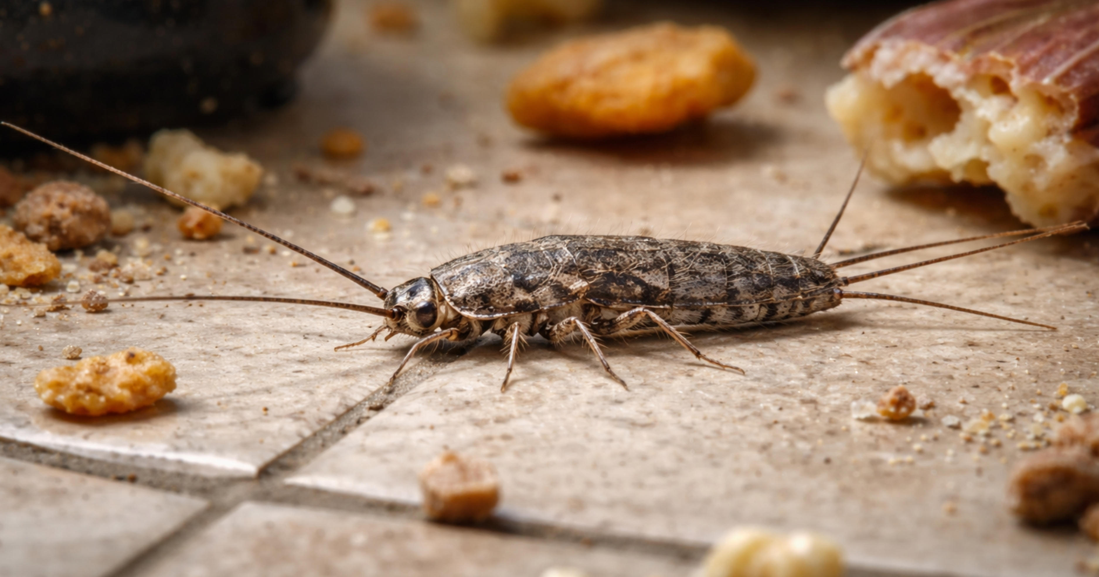 Firebrat (Thermobia domestica) — identification photo