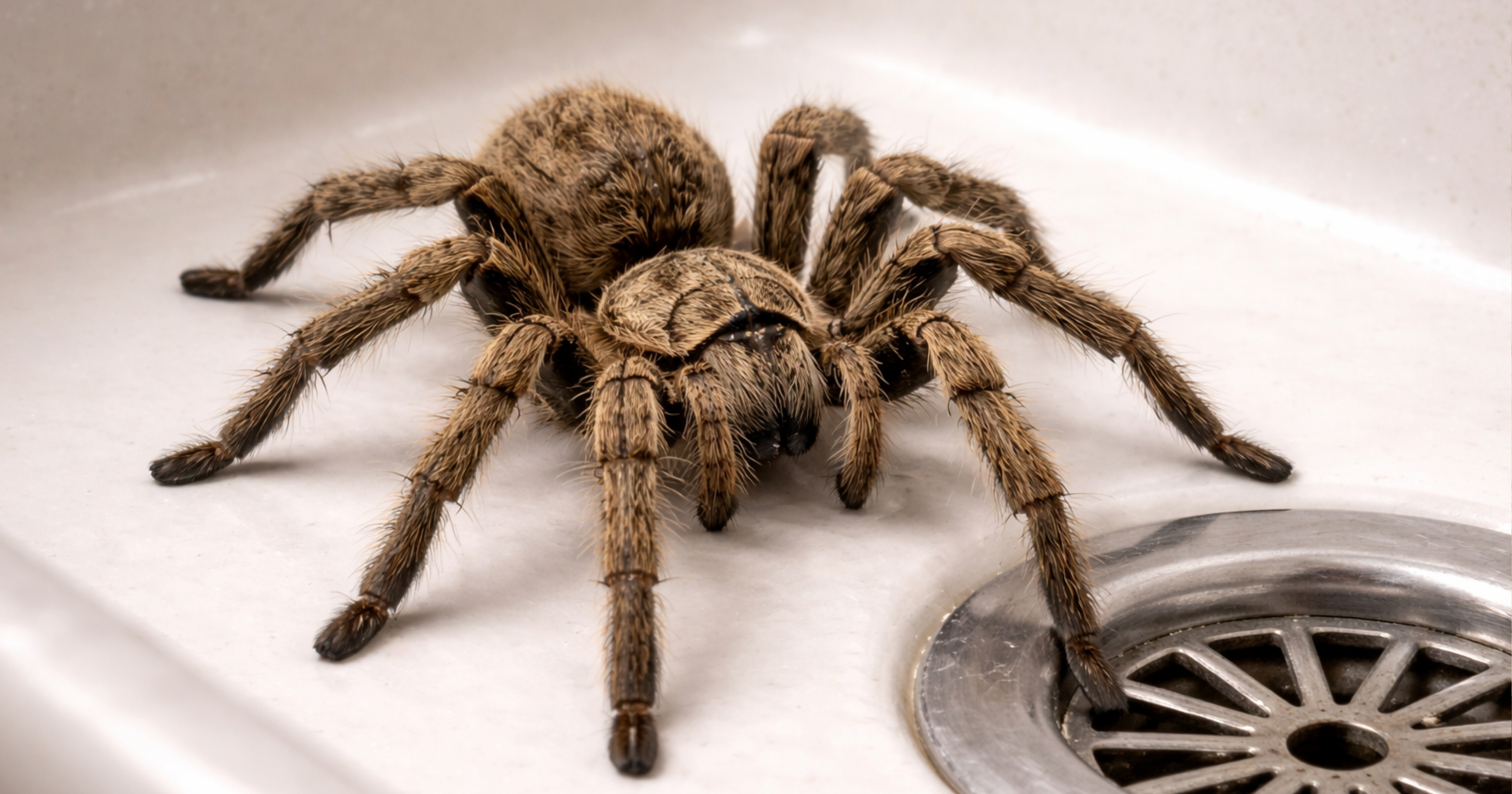 Baboon spider (Theraphosidae) — identification reference; heavy-bodied burrowing spider.