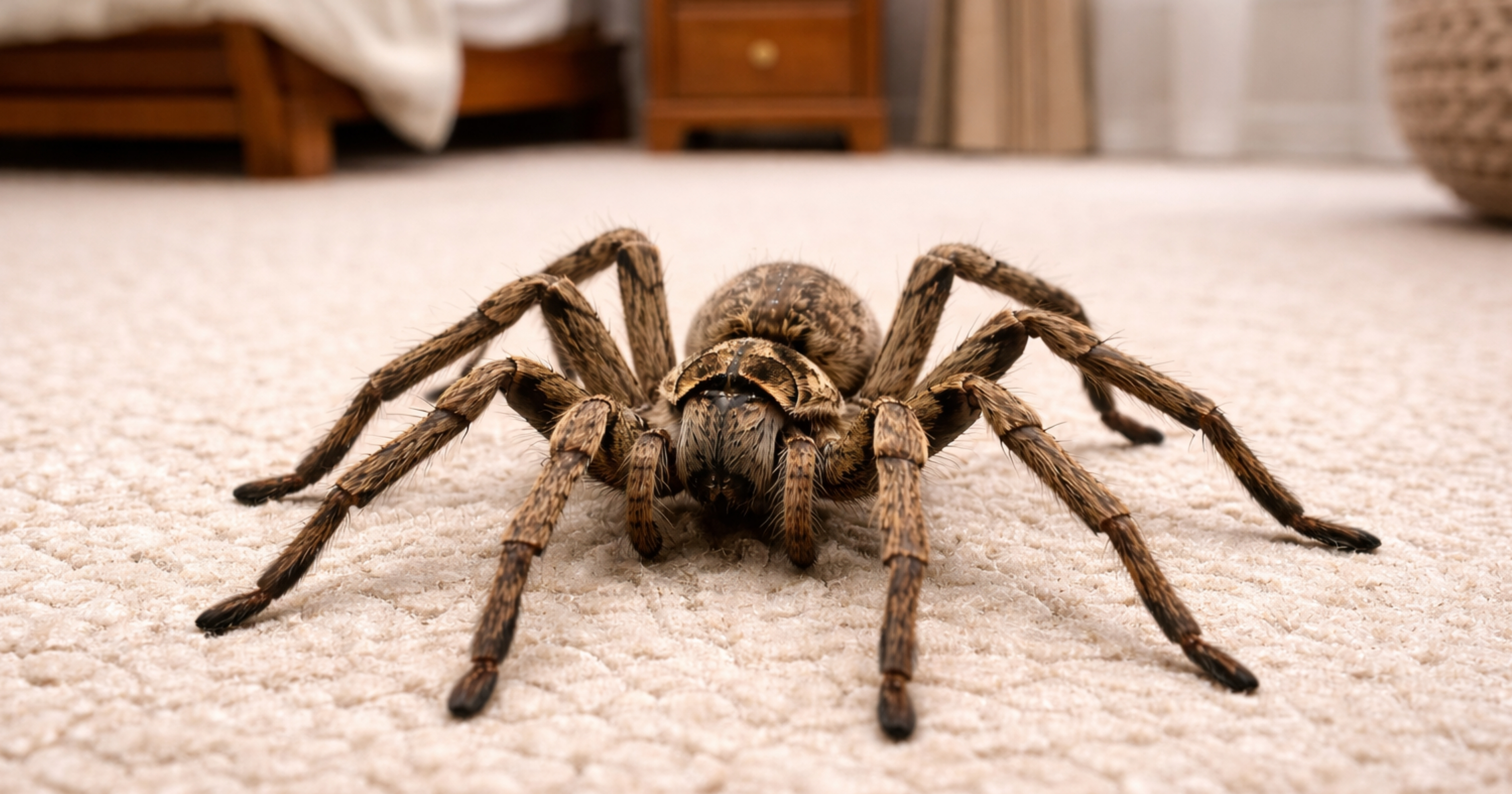 Wolf spider (Lycosidae) — identification reference; robust ground-hunting build.