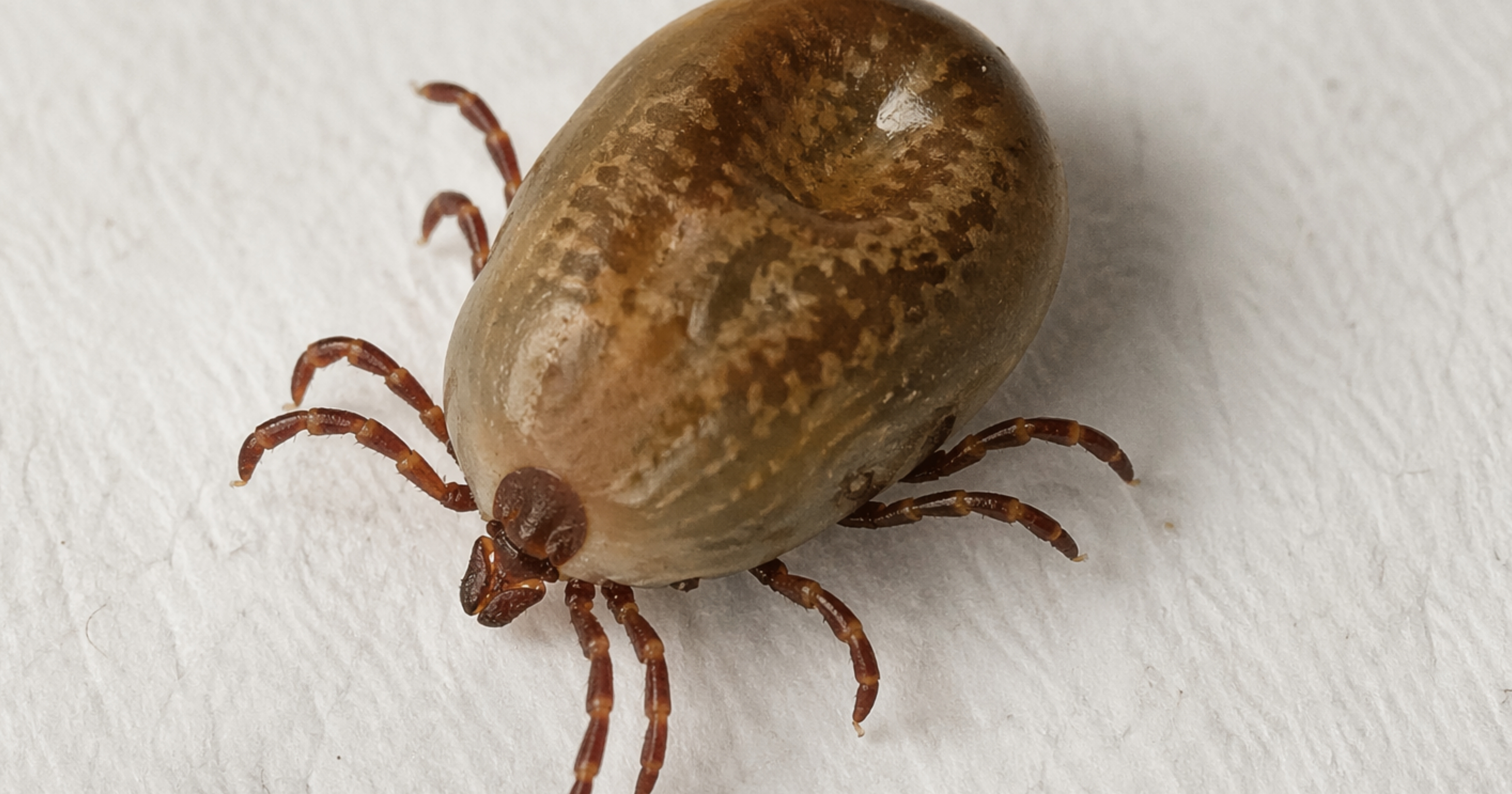Bont tick — identification photo (Amblyomma hebraeum, ornate scutum context)