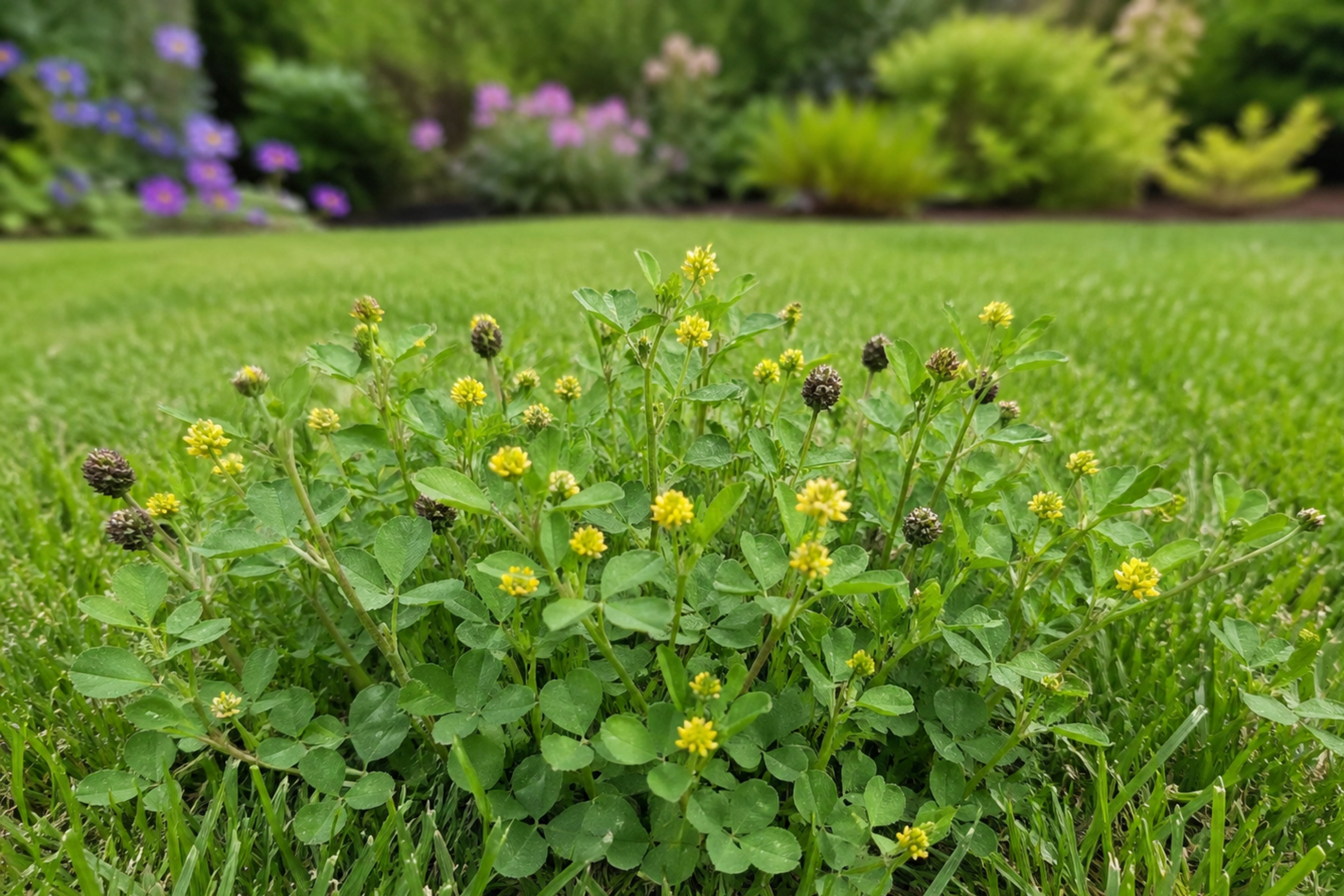 Black medick (Medicago lupulina) specimen