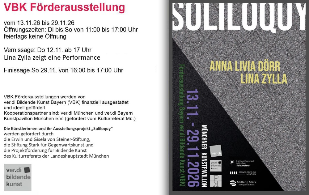 Soliloquy - Förderausstellung ver.di 2026