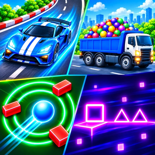 Zibracer 4 Arcade Games app icon
