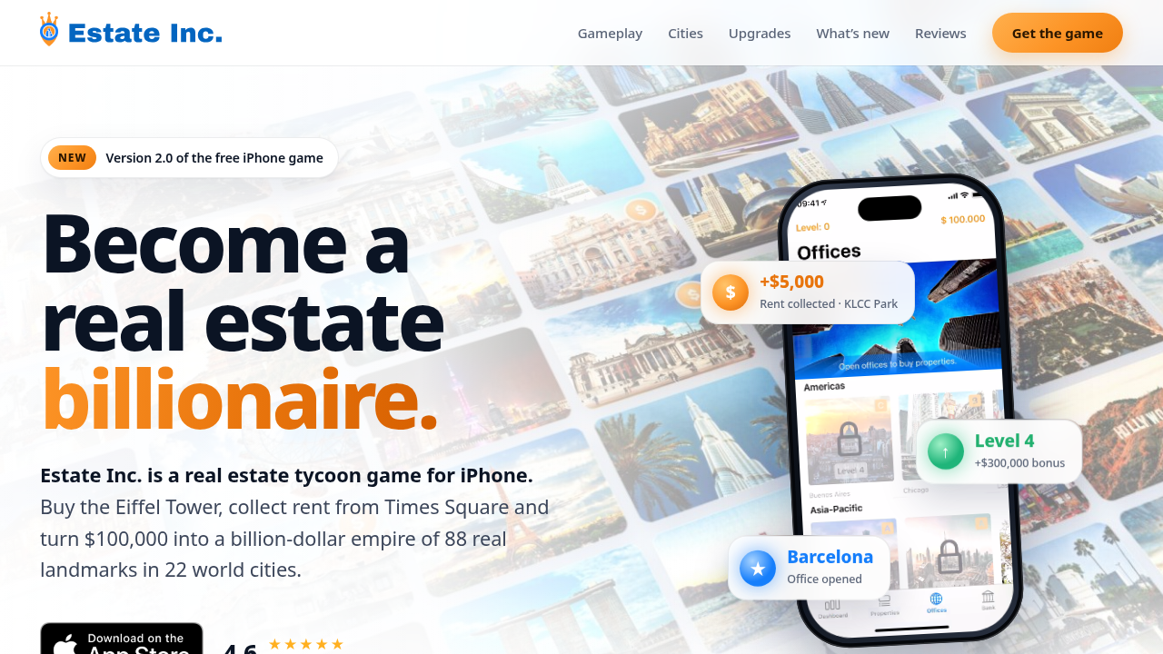 Estate Inc. mobile game