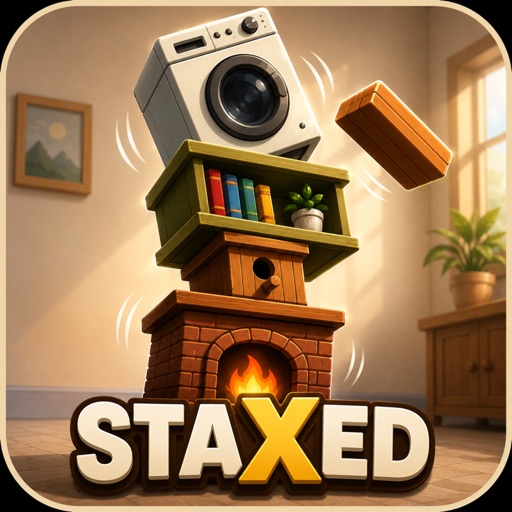 Staxed: Physics Stack Game app icon