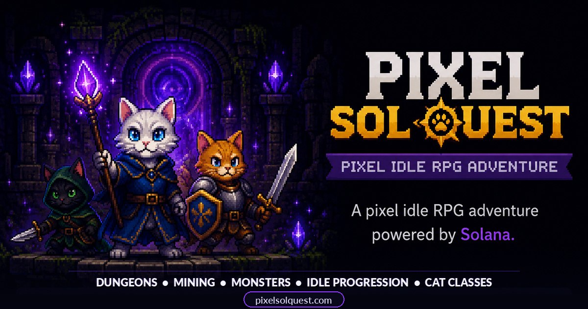 PixelSolQuest mobile game