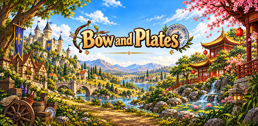 Bow and Plates mobile game