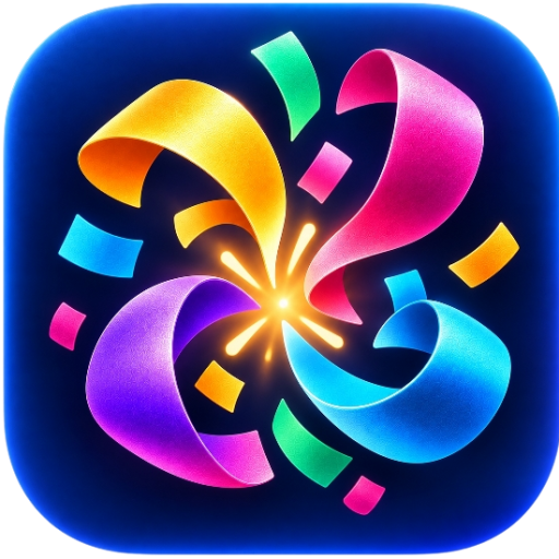 Confetti Touch: Party Popper app icon
