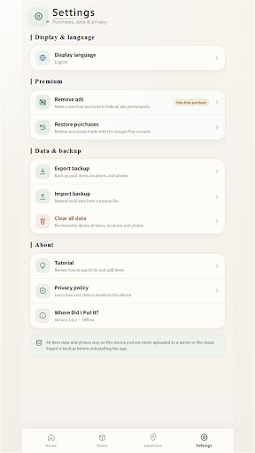 Where Did I Put It? Finder screenshot 5