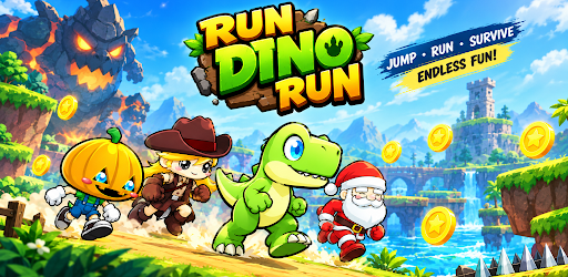 Run dino run mobile game