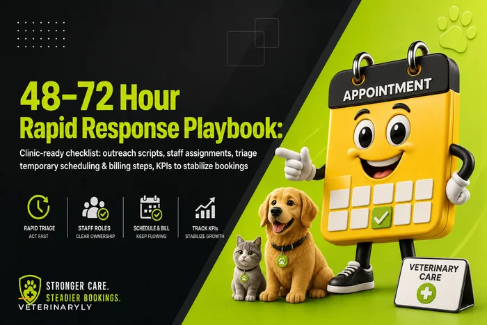 48–72 Hour Rapid Response Playbook for Sudden No‑Show & Last‑Minute Cancellation Spikes