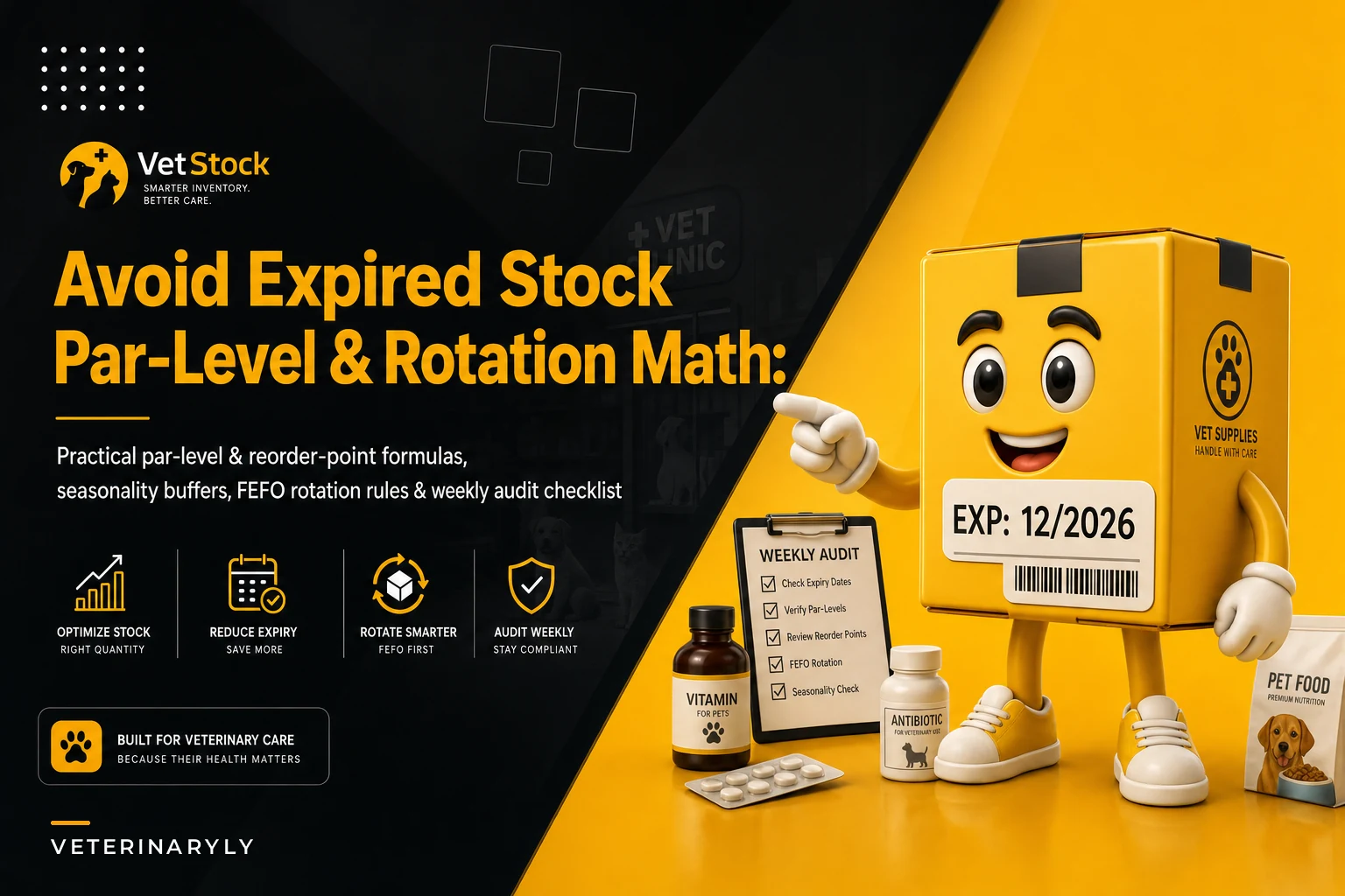 Avoid Expired Stock with Par‑Level and Rotation Math