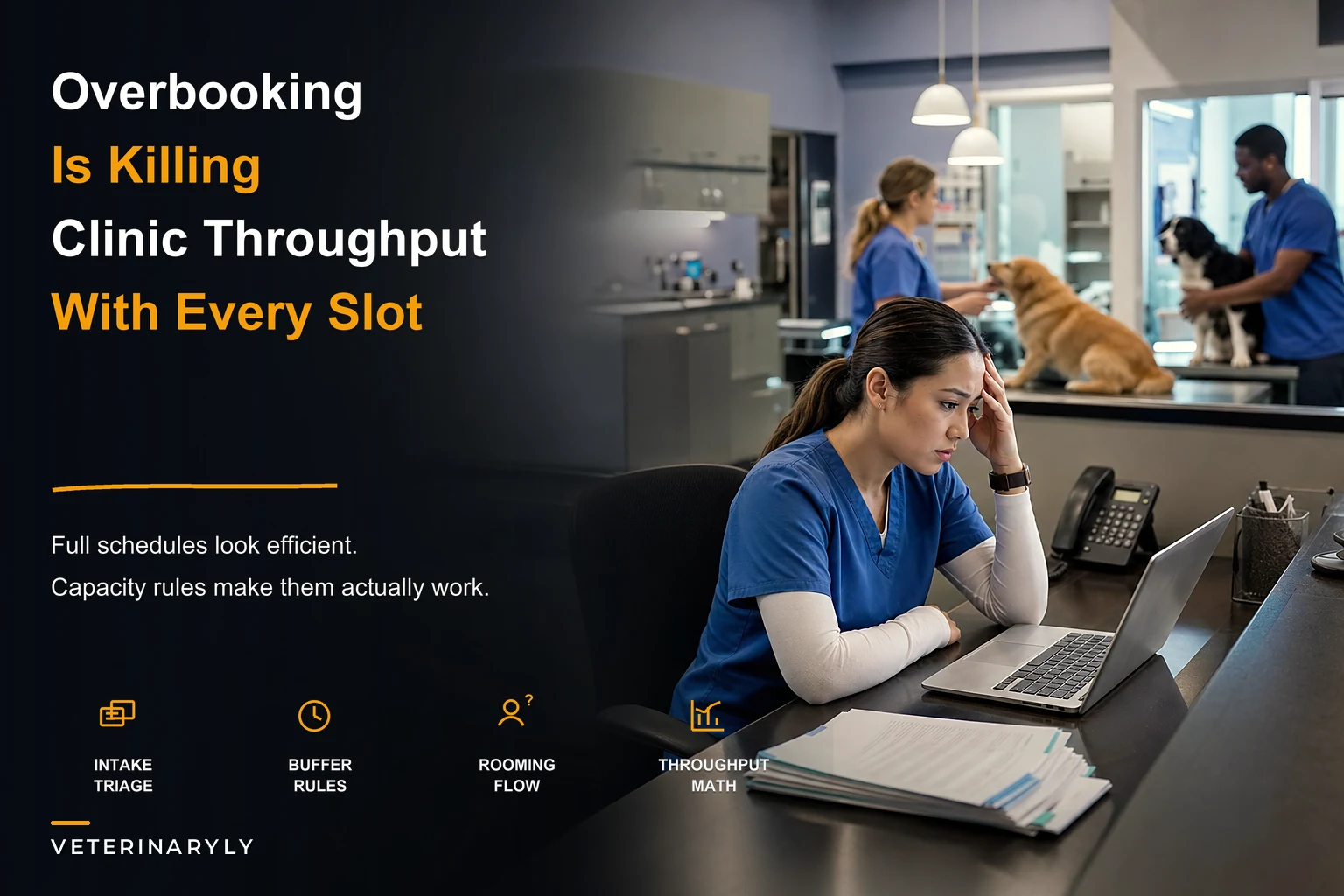 Clinic Overbooking Is Crushing Throughput: A Capacity‑First Appointment Flow System for Veterinary Clinics