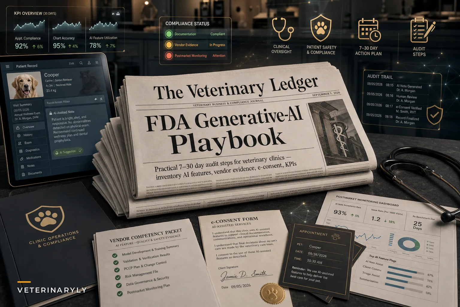 FDA's Generative-AI Paper: A Practical Playbook for Veterinary Clinics to Audit, Validate, and Control AI Features in Practice Management