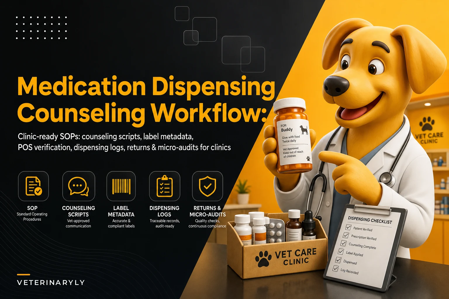 Medication Dispensing and Counseling Workflow to Prevent Mistakes