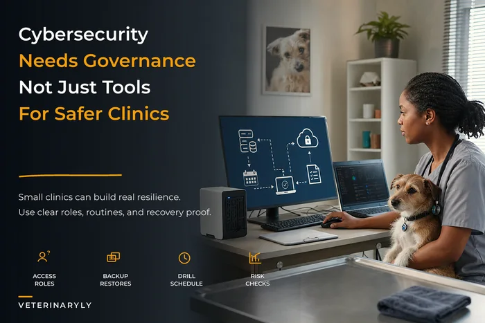 Operational Cybersecurity Governance for Veterinary Clinics