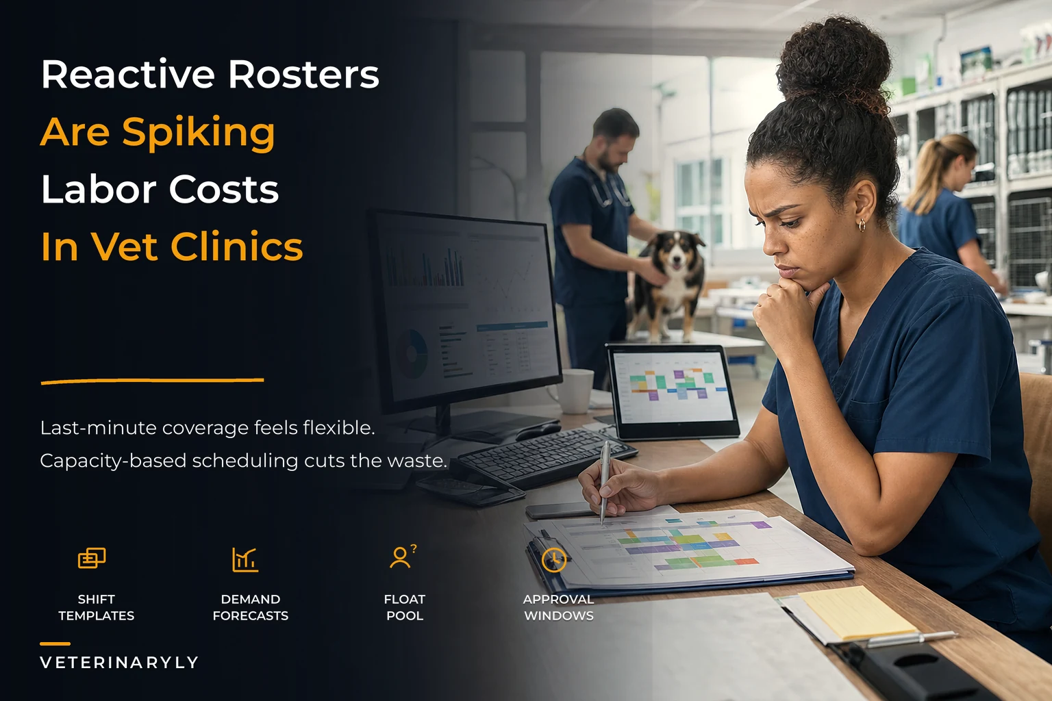 Reactive Rostering Is Increasing Labor Costs: A Capacity‑Based Veterinary Staff Scheduling System