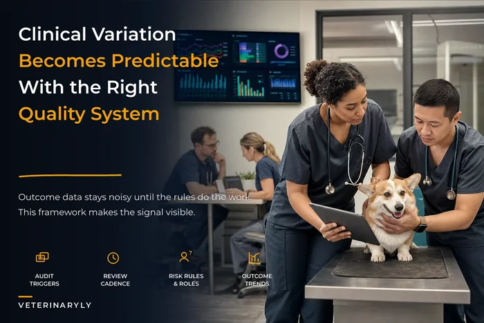 Turn Clinical Variation into Predictable Outcomes: A Quality‑Management Framework for Veterinary Clinics