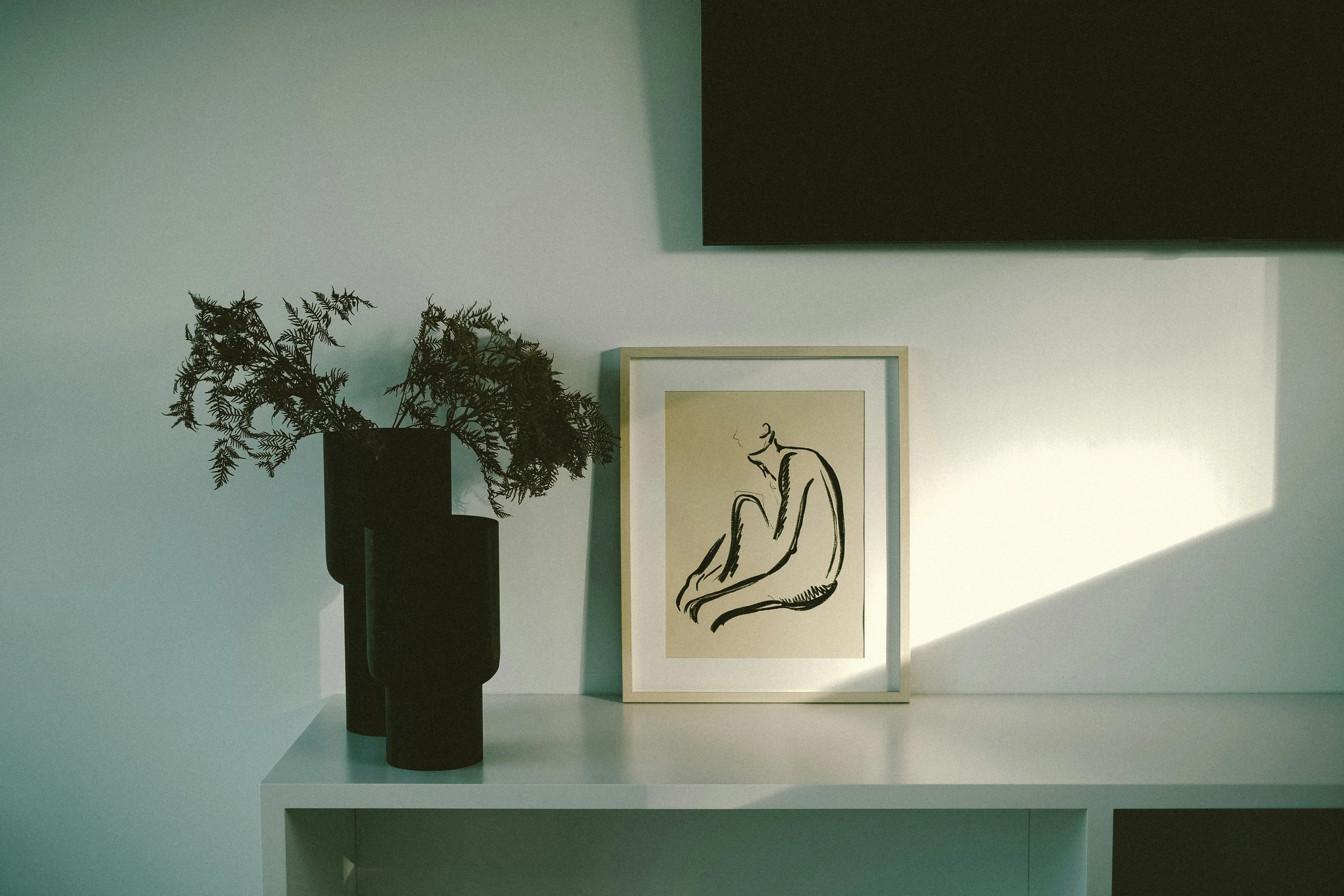 Generic frame in a living space—simple, beautiful, has its place