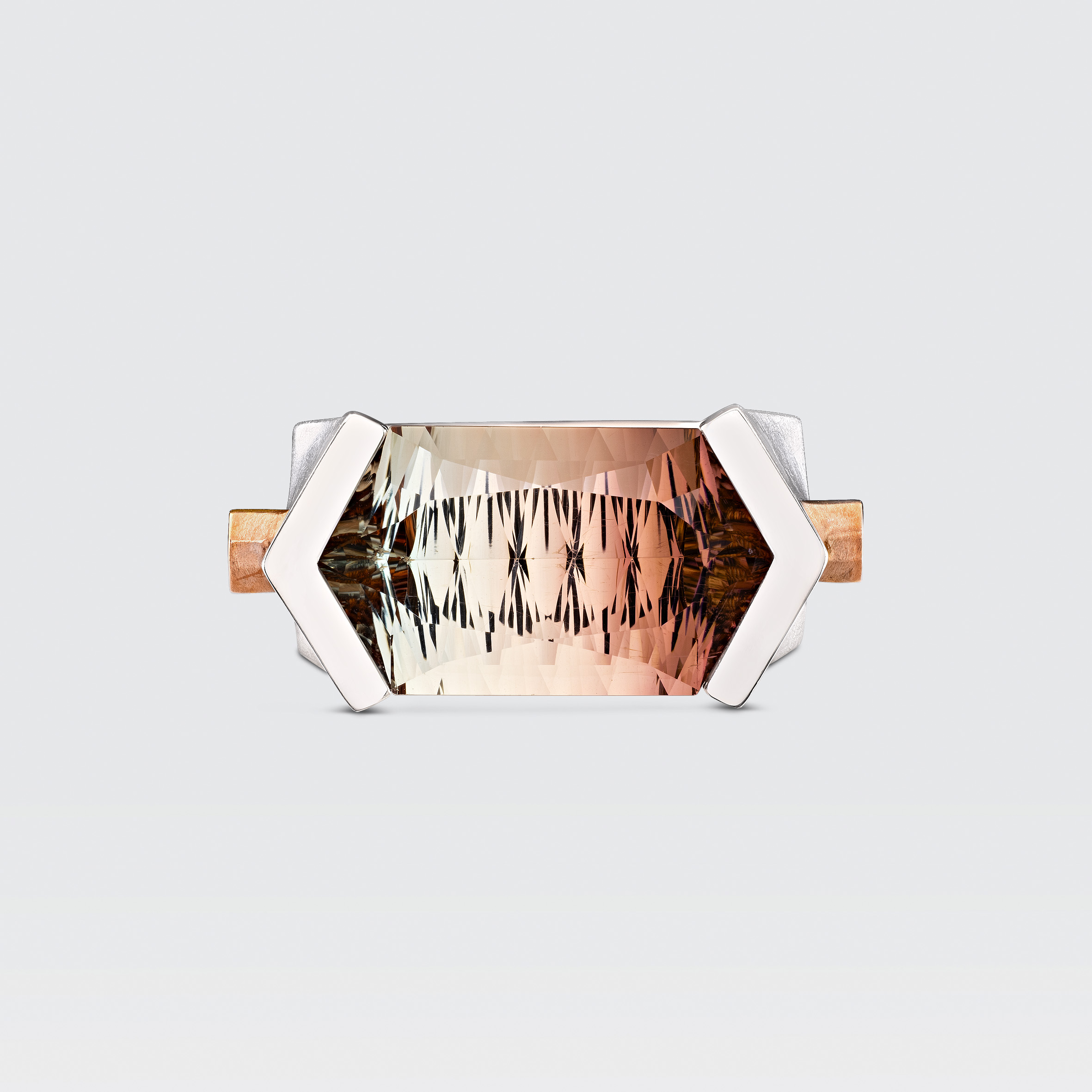 BI-COLOR TOURMALINE RING