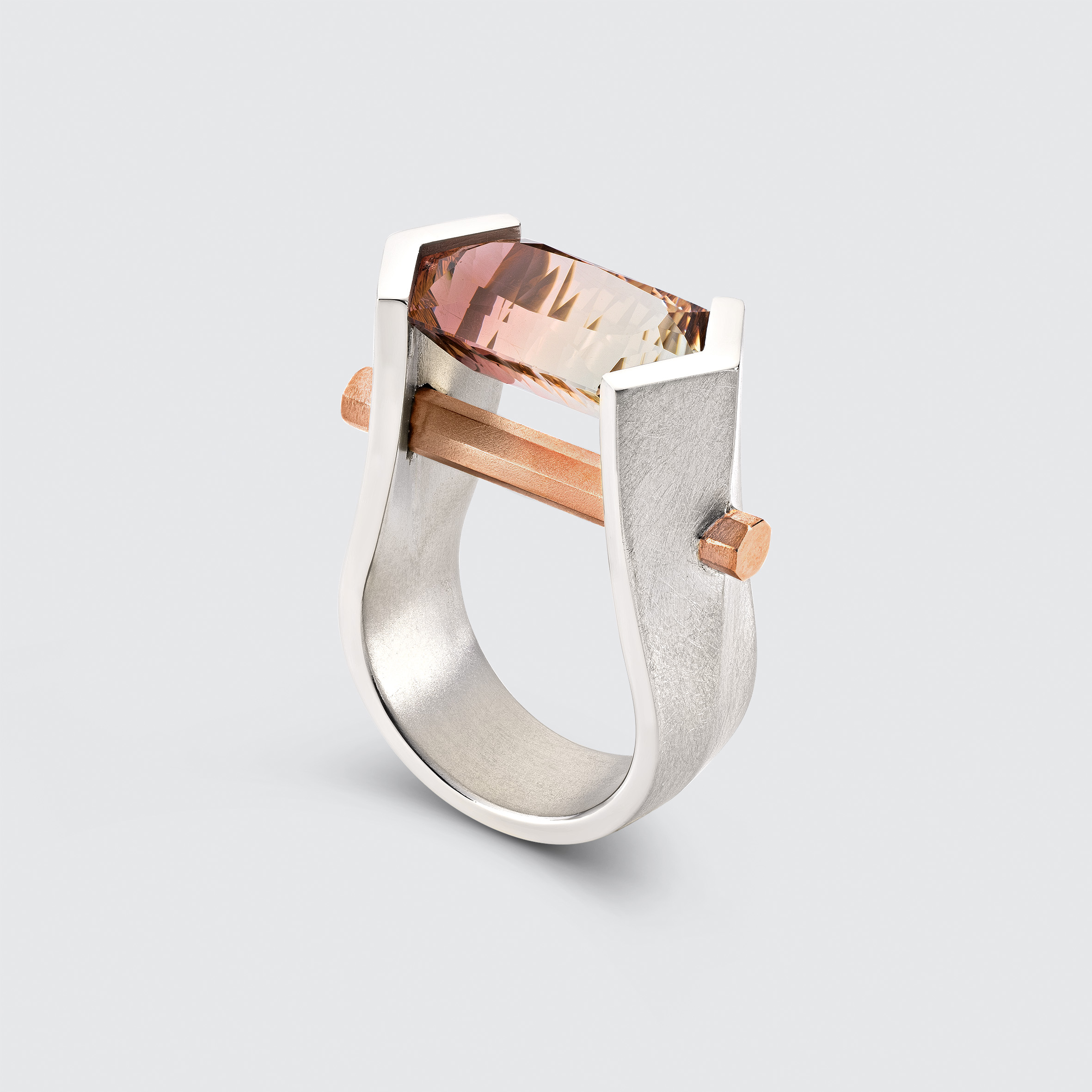 BI-COLOR TOURMALINE RING