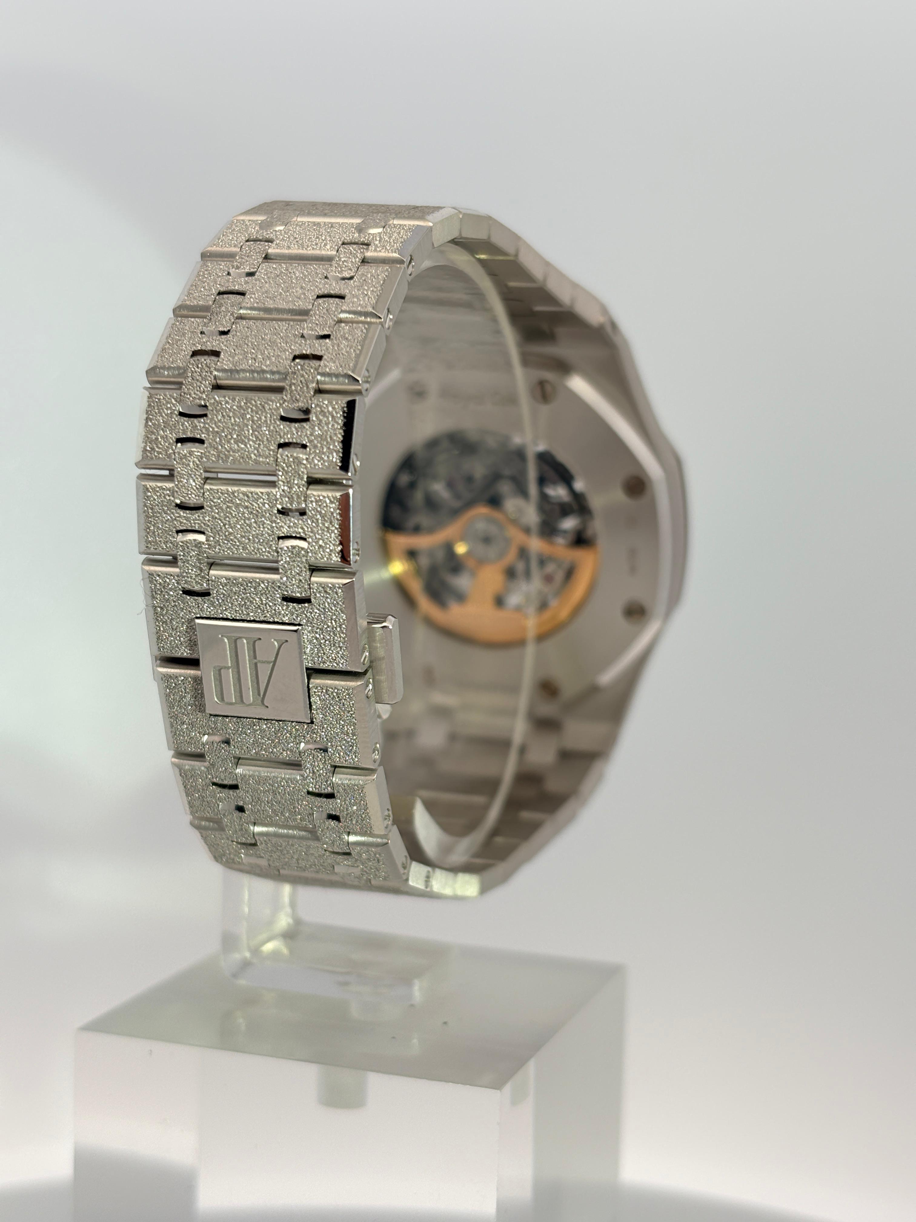 AUDEMARS PIGUET ROYAL OAK FROSTED GOLD DOUBLE BALANCE WHEEL OPENWORKED - Image 2