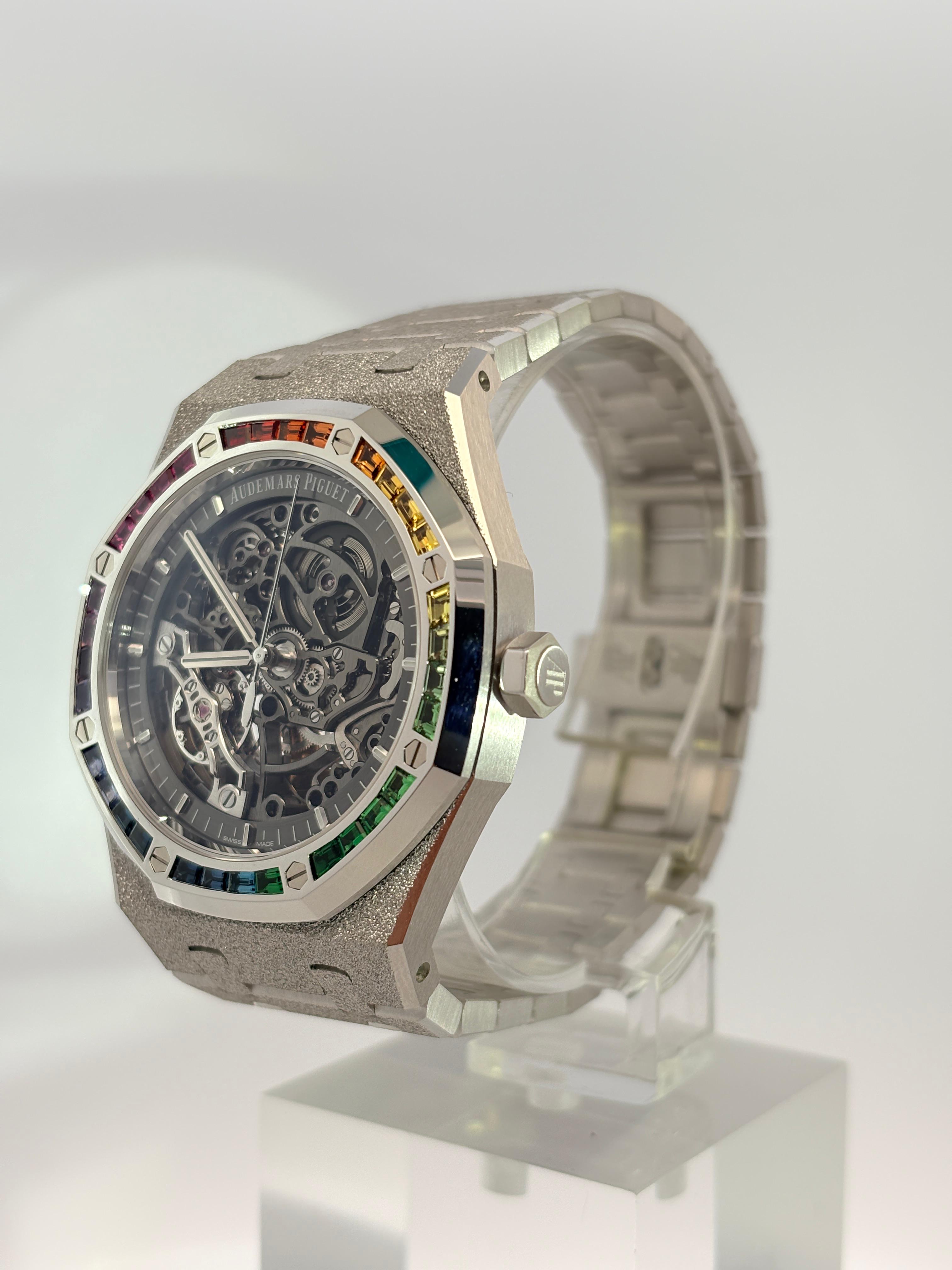 AUDEMARS PIGUET ROYAL OAK FROSTED GOLD DOUBLE BALANCE WHEEL OPENWORKED - Image 3