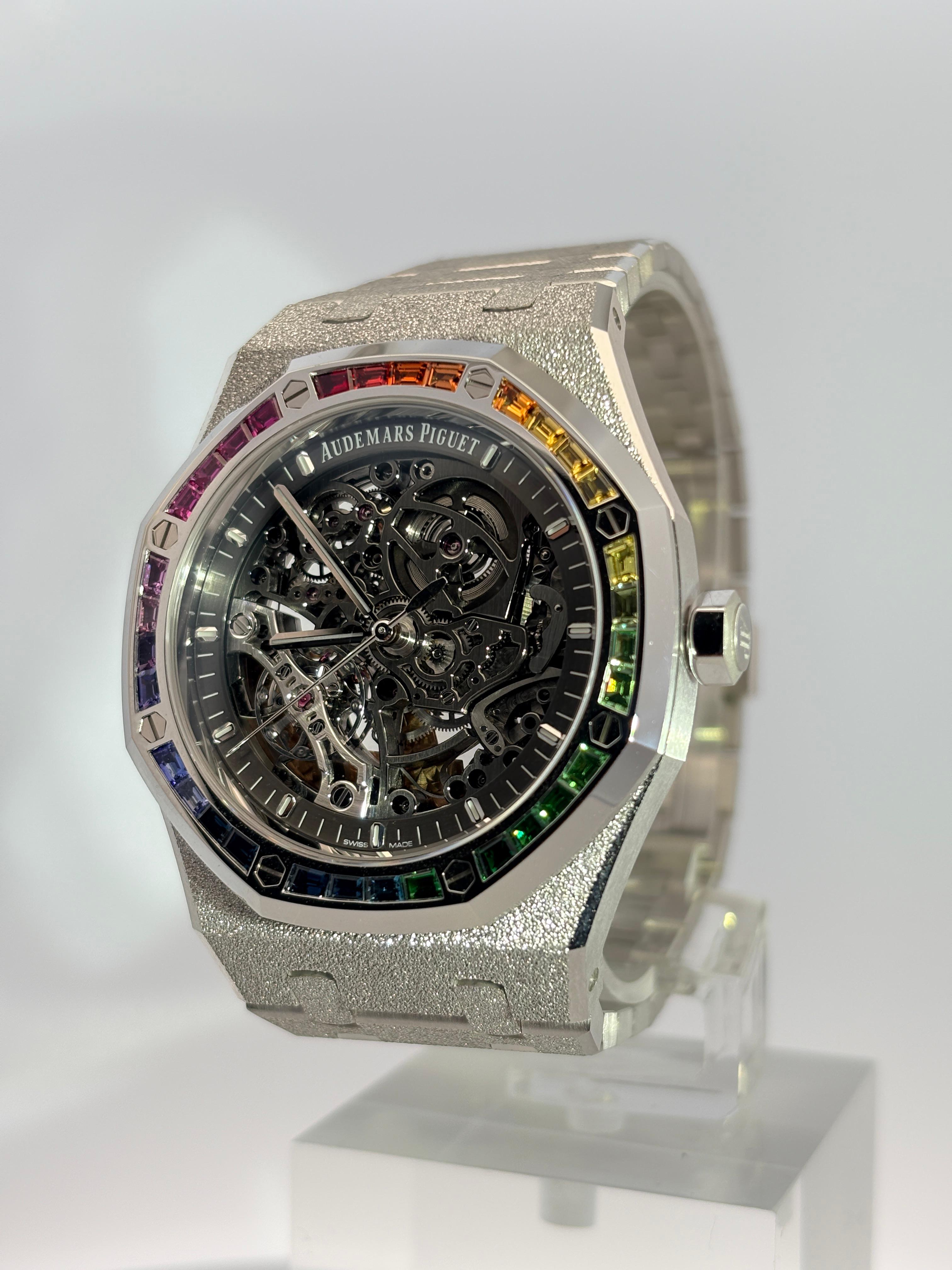 AUDEMARS PIGUET ROYAL OAK FROSTED GOLD DOUBLE BALANCE WHEEL OPENWORKED - Image 5