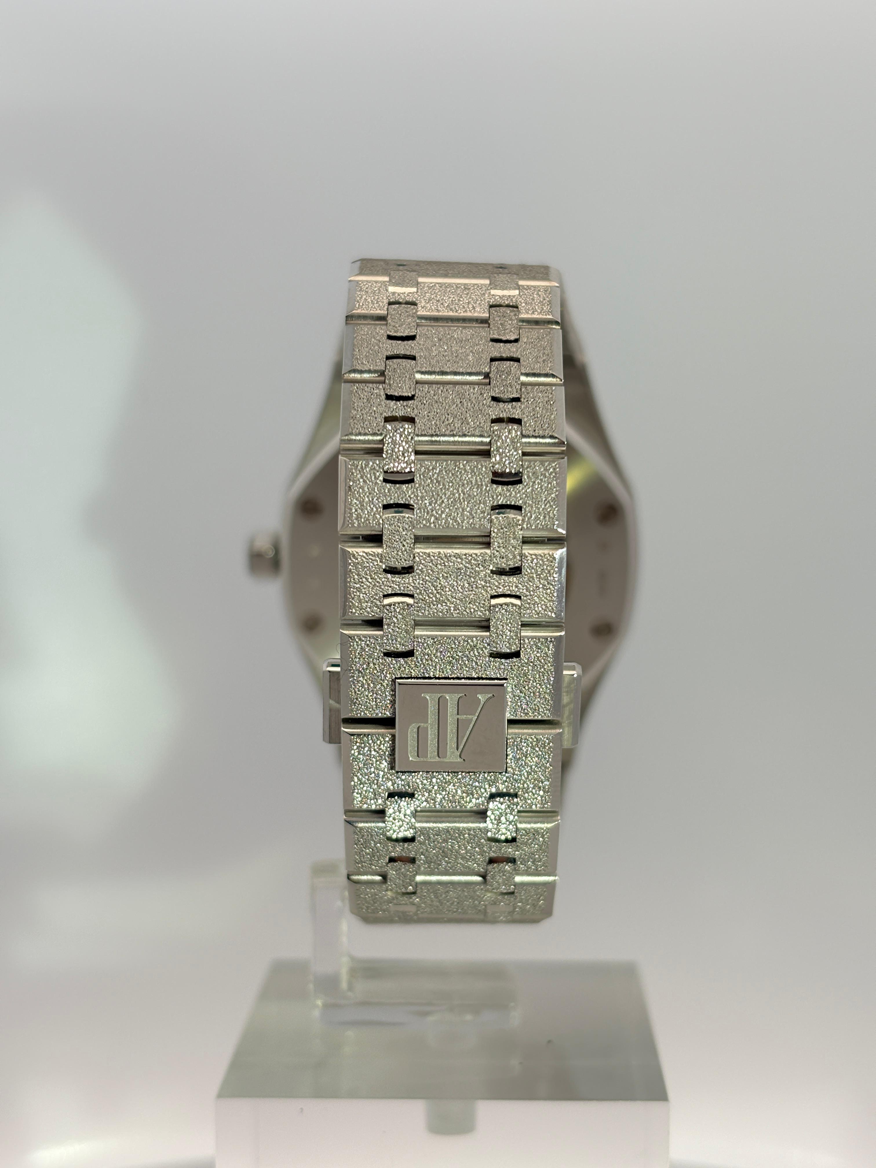 AUDEMARS PIGUET ROYAL OAK FROSTED GOLD DOUBLE BALANCE WHEEL OPENWORKED - Image 6