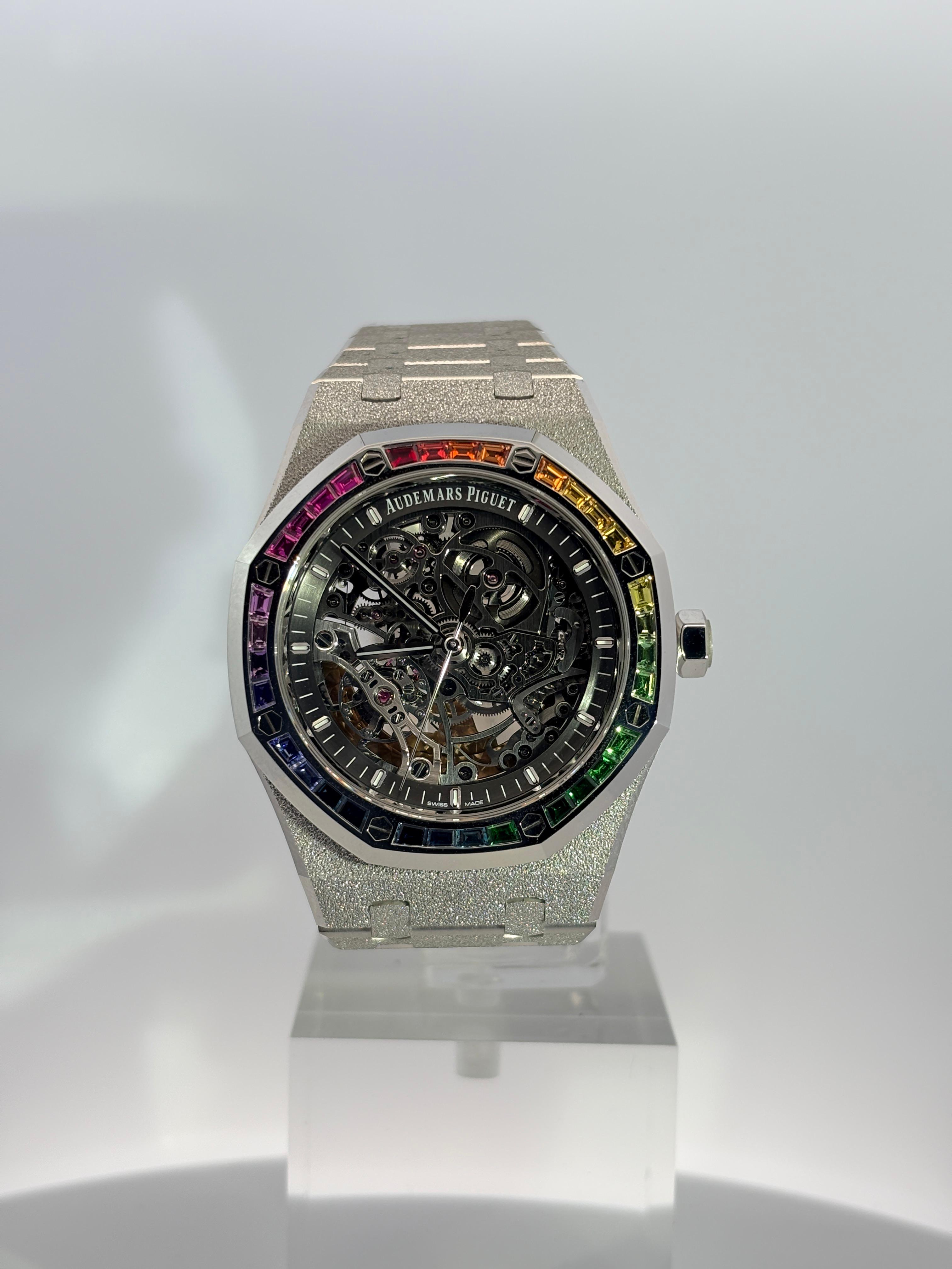 AUDEMARS PIGUET ROYAL OAK FROSTED GOLD DOUBLE BALANCE WHEEL OPENWORKED - Image 7